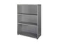 Mobile medio a giorno Frensy Spirit 2 ripiani doppia larghezza 90x45x130 cm top rovere - struttura grigia - USPRM139