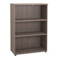 Mobile medio a giorno Frensy Larix 2 ripiani doppia larghezza 90x45x130 cm rovere grigio ULAGM13