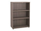 Mobile medio a giorno Frensy Larix 2 ripiani doppia larghezza 90x45x130 cm rovere grigio ULAGM13