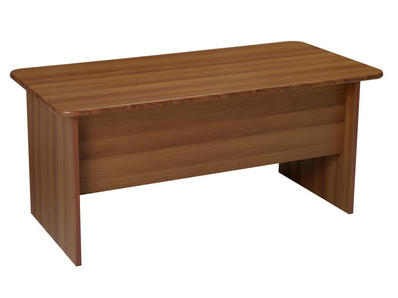Scrivania Frensy BYTE 160x80x72 cm fianchi a pannello noce tabacco UFBNS16