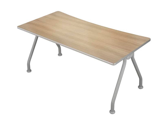 Scrivania con gambe metalliche Frensy Spirit 140x80x72 cm rovere USPRSM14