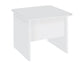 Scrivania Frensy BYTE 80x80x72 cm fianchi a pannello grigio UBGS80