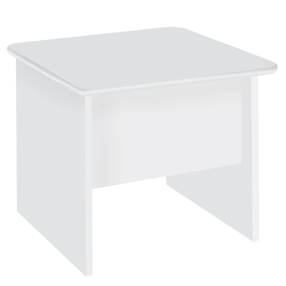 Scrivania Frensy BYTE 80x80x72 cm fianchi a pannello grigio UBGS80