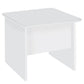 Scrivania Frensy BYTE 80x80x72 cm fianchi a pannello grigio UBGS80