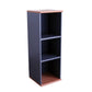 Mobile medio a giorno Frensy Venice 2 ripiani 45x45x130 cm Ciliegio/Antracite - UVEM134