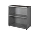 Mobile basso a giorno Frensy Spirit 1 ripiano doppia larghezza 90x45x90 cm top wengé - struttura grigio - USPWM99