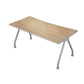 Scrivania con gambe metalliche Frensy Spirit 160x80x72 cm rovere USPRSM16