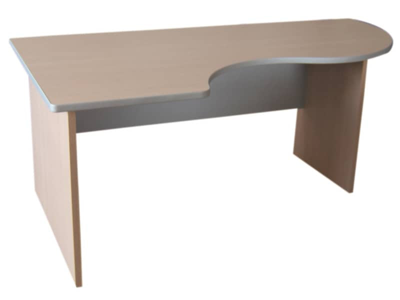Scrivania informatica con semipenisola sinistra Frensy EMOTION 160x100x72 cm rovere - UEMWS16S