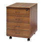 Cassettiera 4 cassetti Frensy BYTE 44x52x63 cm noce tabacco UFBNC4C