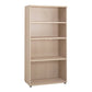 Mobile alto a giorno Frensy Larix 3 ripiani doppia larghezza 90x45x180 cm larice - ULALM18