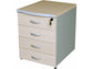 Cassettiera 4 cassetti Frensy EMOTION 44x55x63 cm rovere UEMS4C