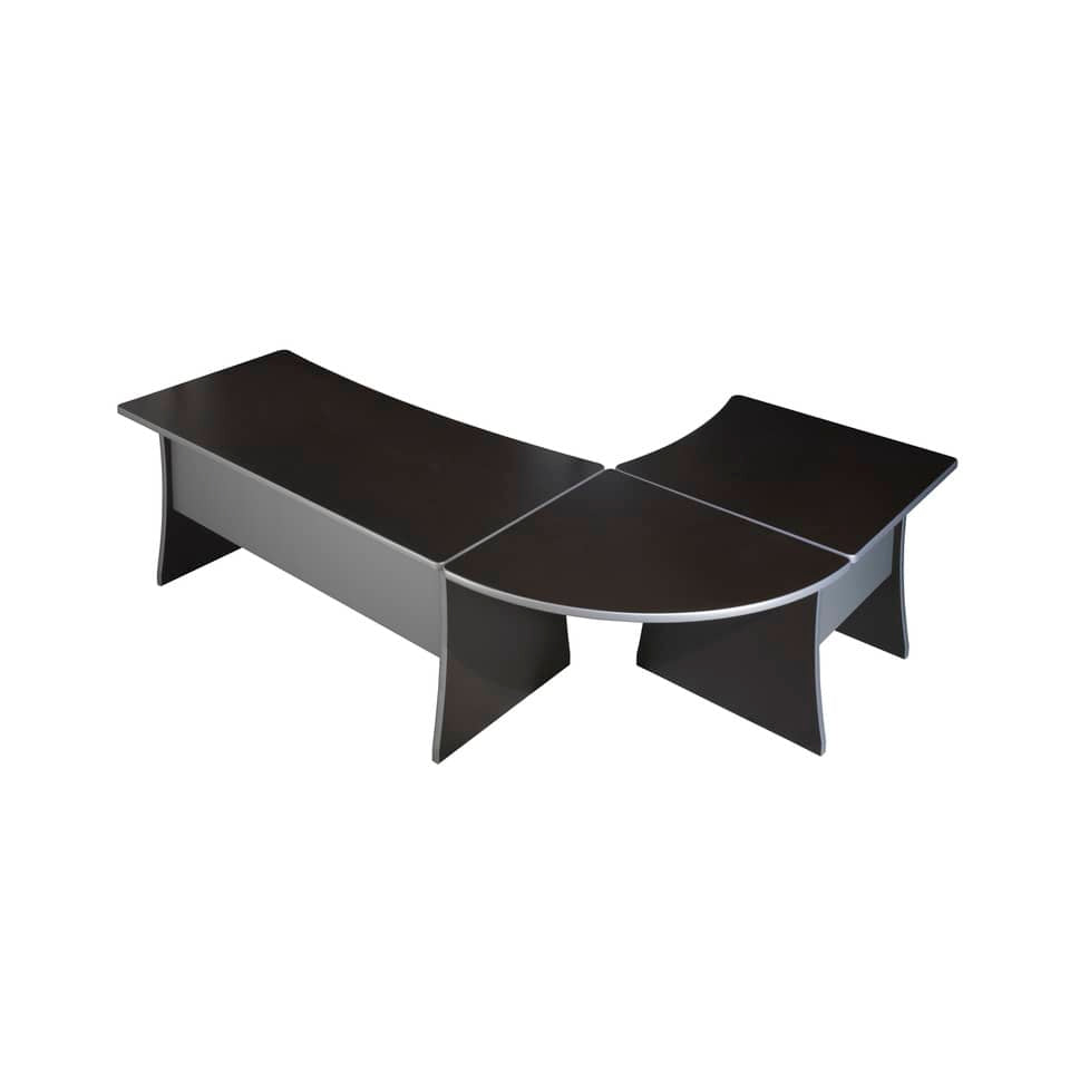 Raccordo angolare 90° Frensy Spirit 80x80 cm wengé USPWAN90