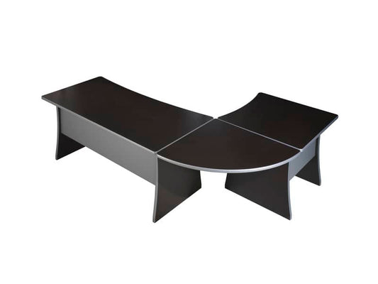 Raccordo angolare 90° Frensy Spirit 80x80 cm wengé USPWAN90