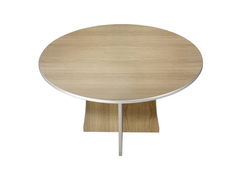 Tavolo miniriunione Frensy Spirit Ø 125 cm - H.72 cm rovere USPRTR125