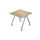Scrivania con gambe metalliche Frensy Spirit 80x80x72 cm rovere USPRSM80
