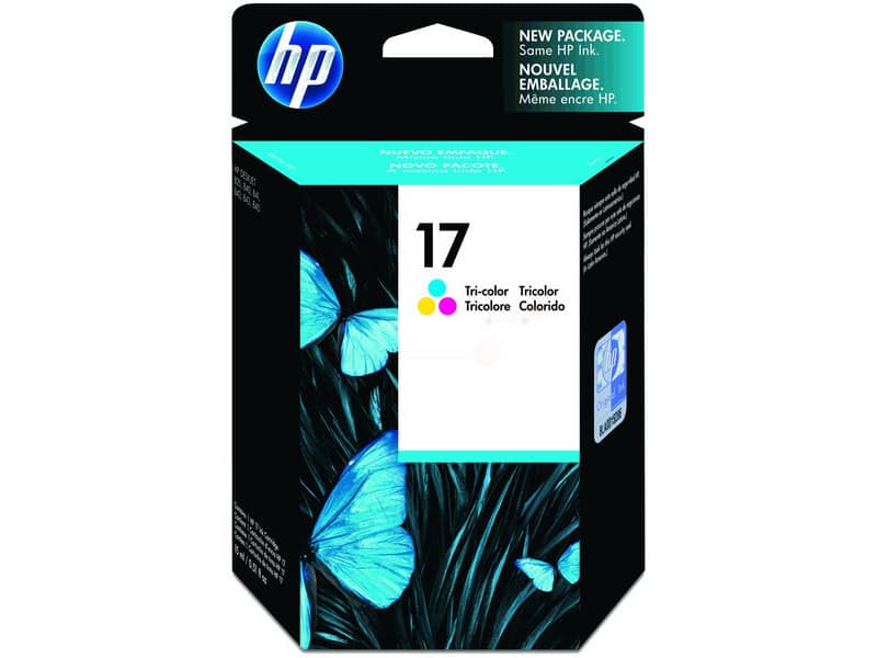 Cartuccia inkjet 17 HP 3 colori  C6625A