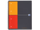 Quaderno spiralato OXFORD International Activebook Maxi A4+ grigio/arancio quadretti 5 mm - 100104329