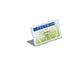 Portanomi a L DURABLE da tavolo acrilico trasparente inserto 52x100mm conf. 10 - 805519