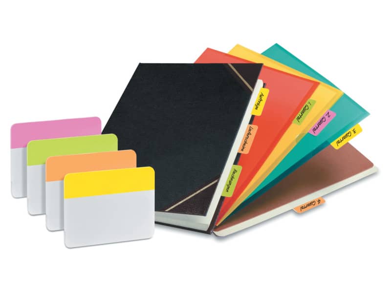 Segnapagina removibili Post-it® Index Strong bordi assortiti per archivio 4 blocchetti da 6 - 686-PLOY-EU