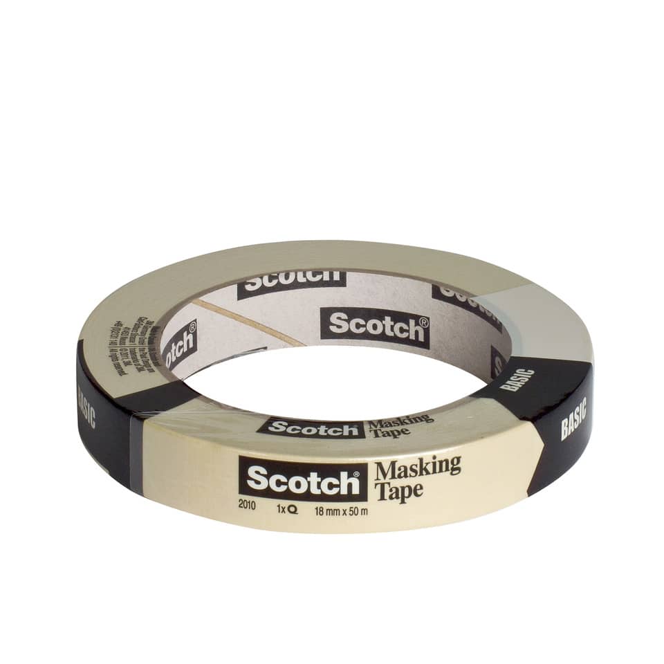 Nastro per mascheratura Scotch® Basic beige 18 mm x 50 mt - 2010-A