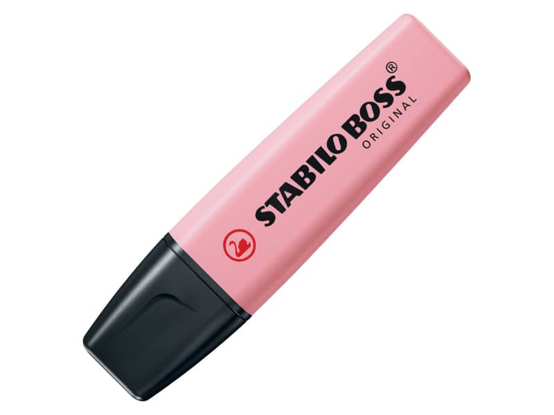 Evidenziatore Stabilo Boss Original Pastel 2-5 mm rosa antico 70/129