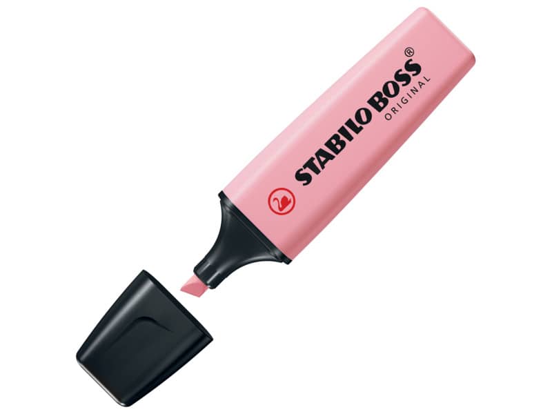 Evidenziatore Stabilo Boss Original Pastel 2-5 mm rosa antico 70/129