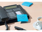 Dispenser foglietti adesivi Post-it® Super Sticky Z-Notes nero/trasparente DS440-SSCYL