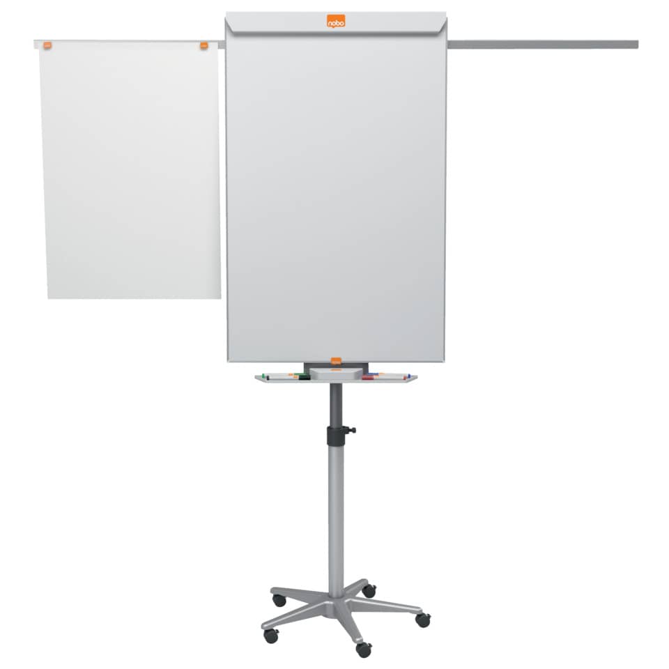 Portablocco magnetico a cavalletto Nobo Classic mobile con bracci estensibili 70x190 cm - 1901920