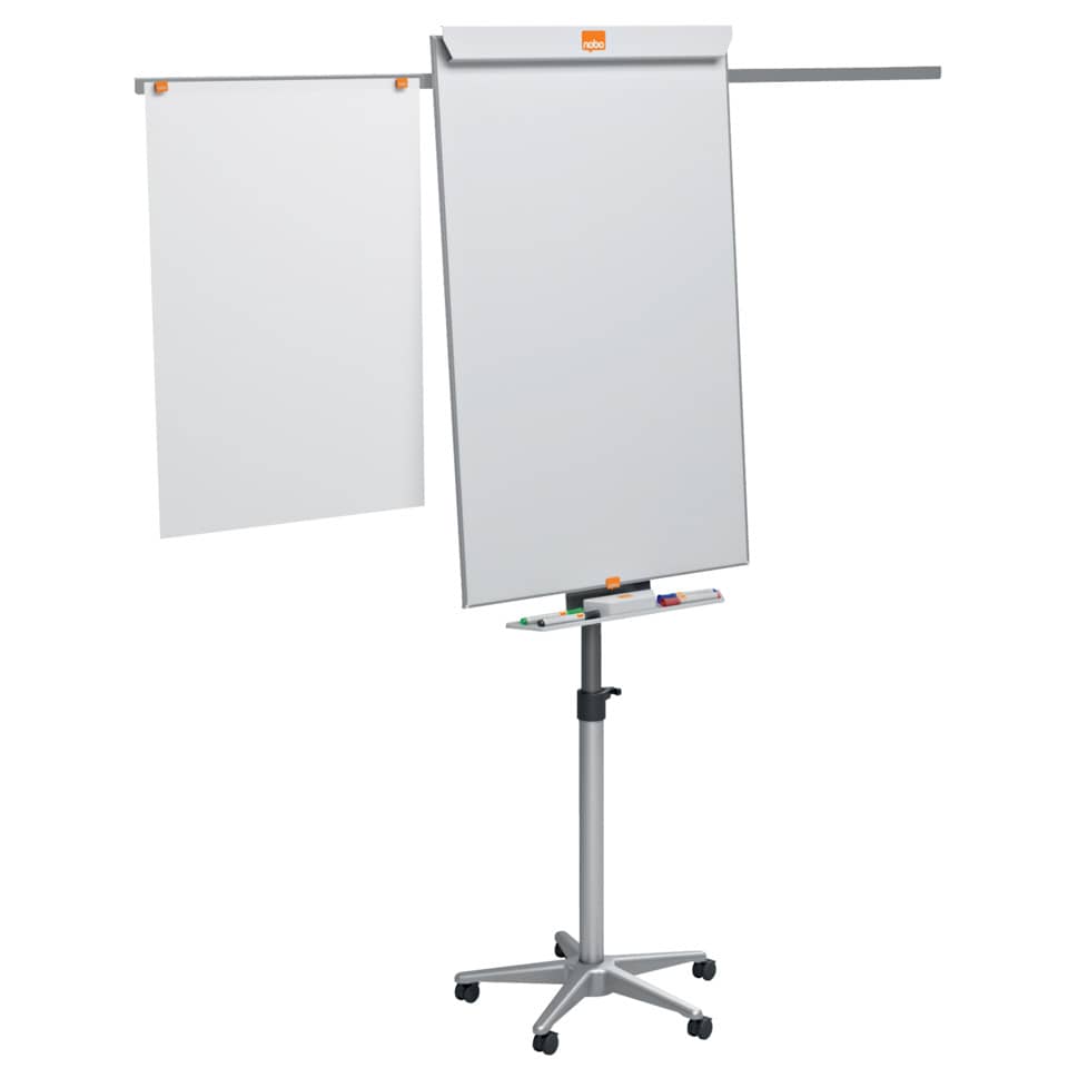 Portablocco magnetico a cavalletto Nobo Classic mobile con bracci estensibili 70x190 cm - 1901920