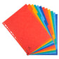 Intercalari in carta Exacompta NATURE FUTURE assortiti carta lustré A4 225 g/m² 12 tasti - 1412E