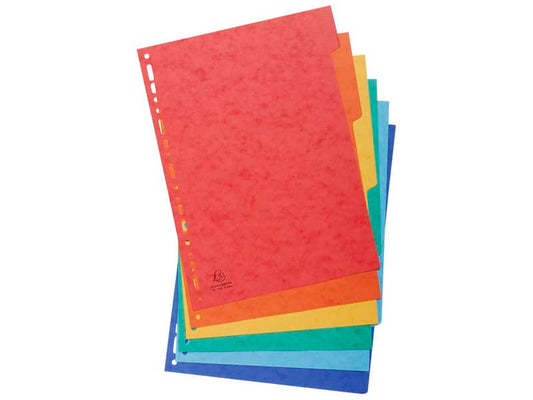 Intercalari in carta Exacompta NATURE FUTURE assortiti carta lustré A4 225 g/m² 6 tasti - 1406E