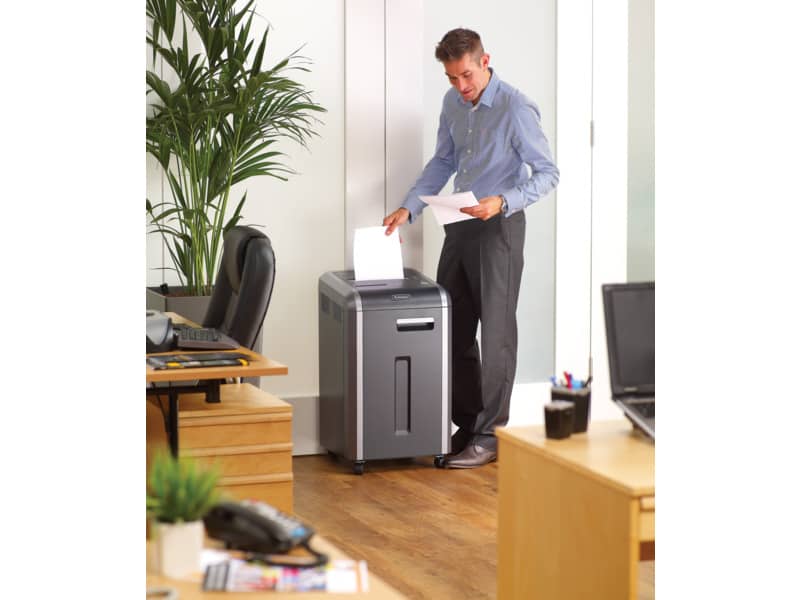 Distruggidocumenti uso frequente FELLOWES Powershred 225Ci P-4 60 L taglio a frammento 4x38 mm - 4622003