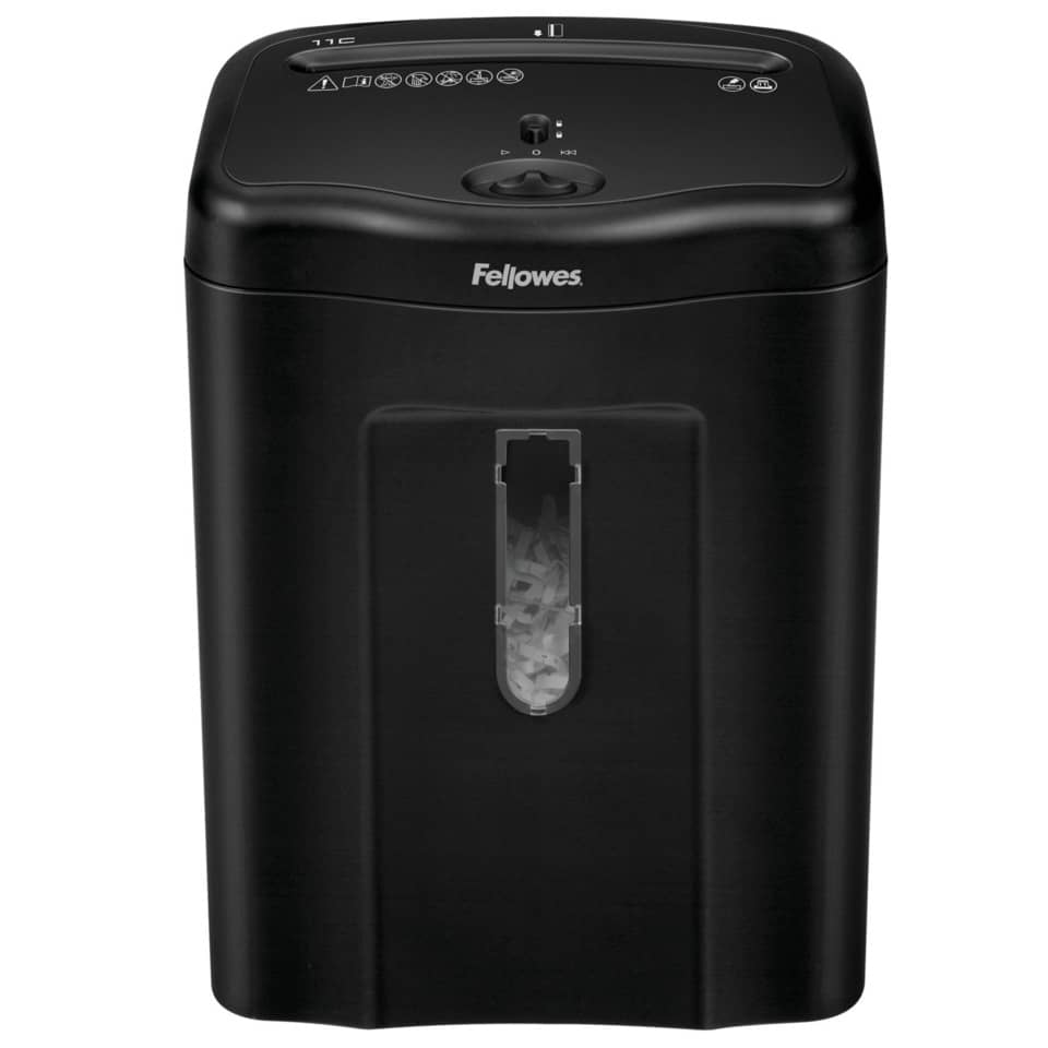 Distruggidocumenti uso personale FELLOWES Powershred® 11C - P-3 - 18 L taglio a frammento 4x52 mm - 4350201