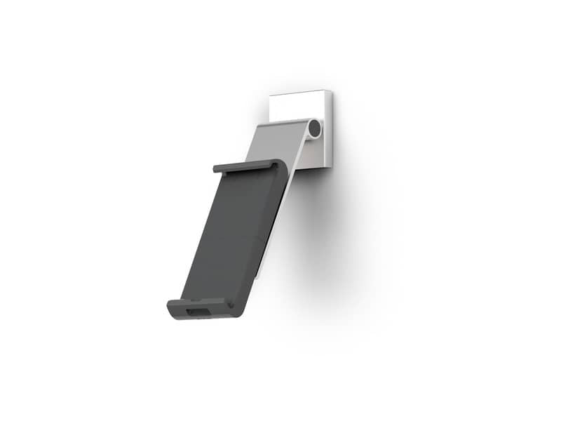 Porta tablet da muro DURABLE con braccio ad angolazione variabile argento metallizzato 8,5x5x18cm - 893523