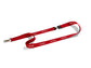 Cordoncino portabadge VISITOR DURABLE cordoncini VISITOR in tessuto rosso 20mm x 44cm  conf. da 10 - 823803