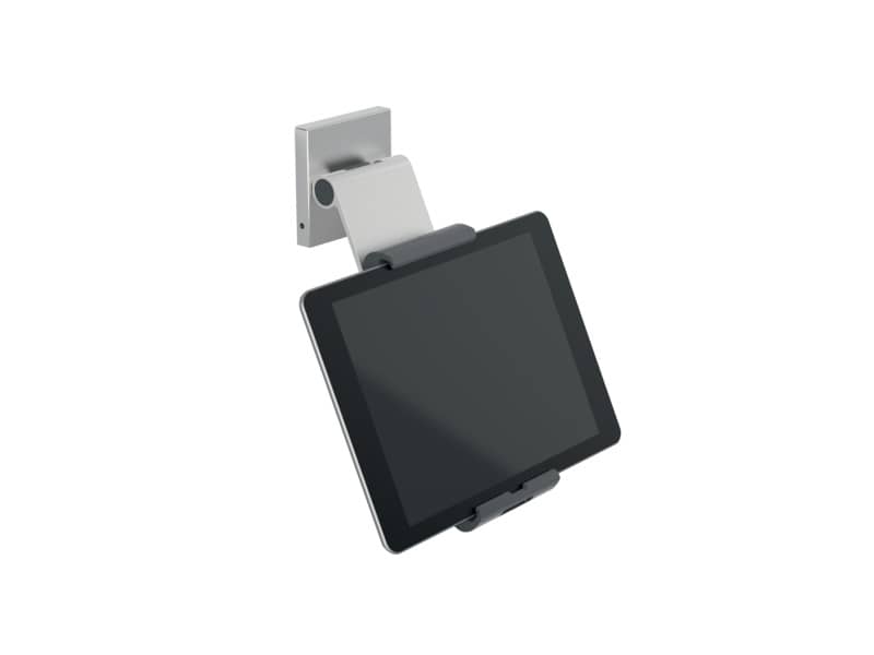 Porta tablet da muro DURABLE con braccio ad angolazione variabile argento metallizzato 8,5x5x18cm - 893523