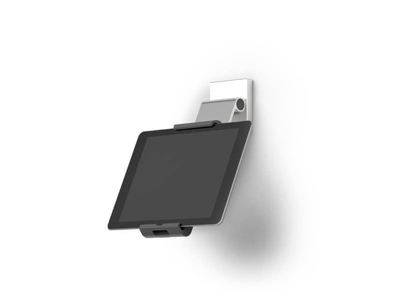 Porta tablet da muro DURABLE con braccio ad angolazione variabile argento metallizzato 8,5x5x18cm - 893523