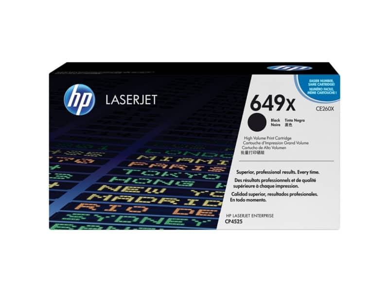 Toner alta capacità 649X HP nero  CE260X