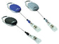 Accessori per portanomi e portabadge DURABLE chiocciole YO-YO ovali nero/metallo cromato  conf. 10 - 832401