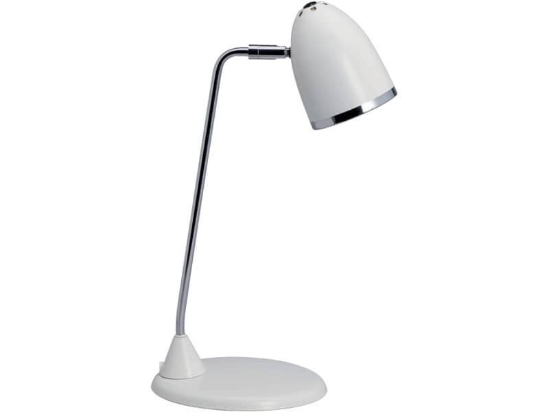 Lampada da scrivania MAULstarlet metallo cromato bianco E27 8 W 8231002