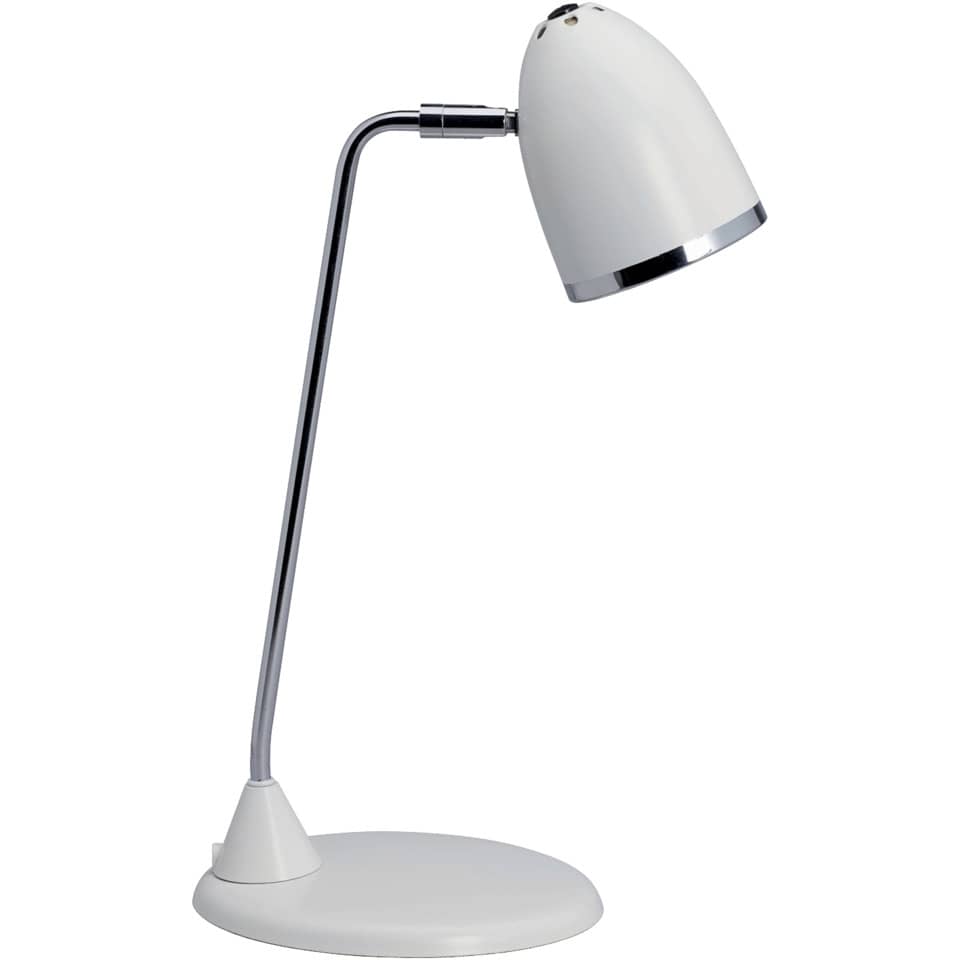 Lampada da scrivania MAULstarlet metallo cromato bianco E27 8 W 8231002