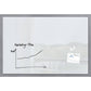 Lavagna magnetica in vetro Artverum SIGEL 150x100x1,8 cm bianco RGL220