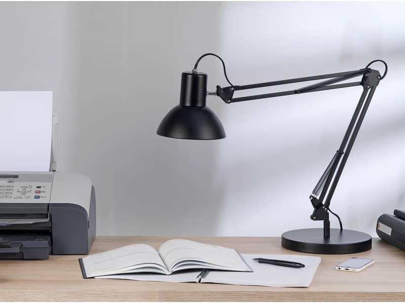 Lampada da tavolo a bulbo UNILUX Success 66 nero 400093600