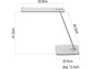 Lampade da tavolo UNILUX Jazz grigio metallizzato 400093836