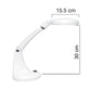 Lampada da tavolo per ingrandimento UNILUX Minizoom a led bianco 400108074