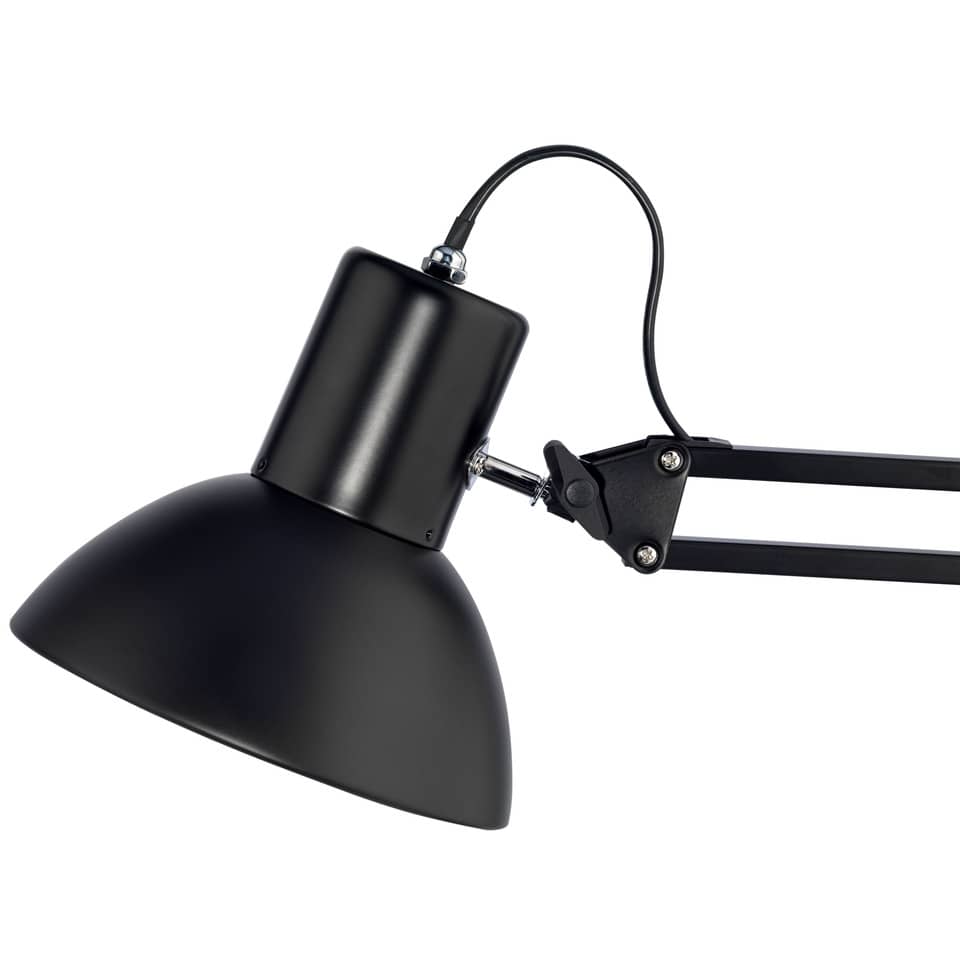 Lampada da tavolo a bulbo UNILUX Success 66 nero 400093600