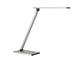 Lampada da tavolo a led UNILUX Terra grigio metallizzato con dimmer 400077409