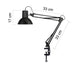 Lampada da tavolo a bulbo UNILUX Success 66 nero 400093600