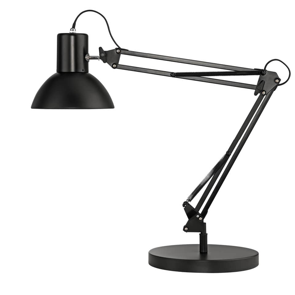 Lampada da tavolo a bulbo UNILUX Success 66 nero 400093600