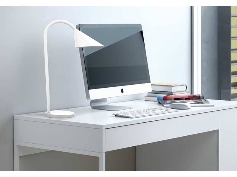 Lampada da tavolo a led UNILUX Sol bianco 400077404